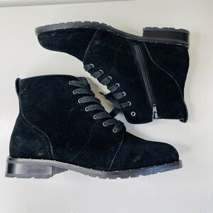 Soludos Suede Lace up Bootie